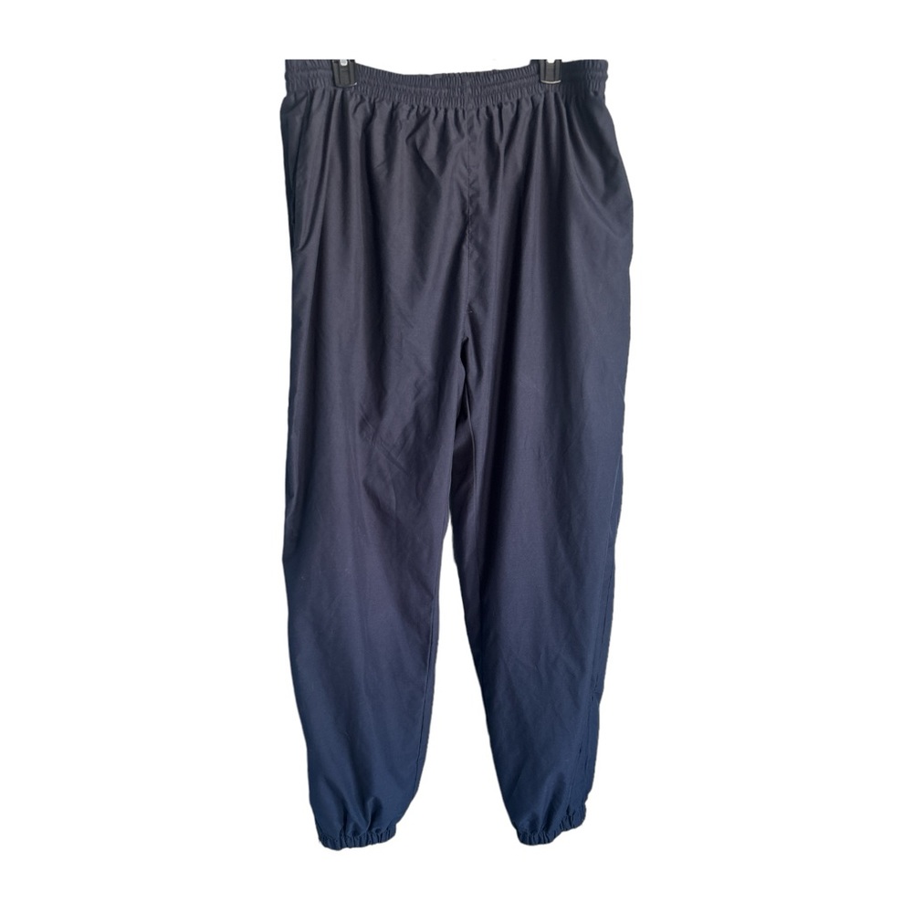 Retro Champion‎ 90s Navy Track Windbreaker Loose Fit Lined Pants Size Large